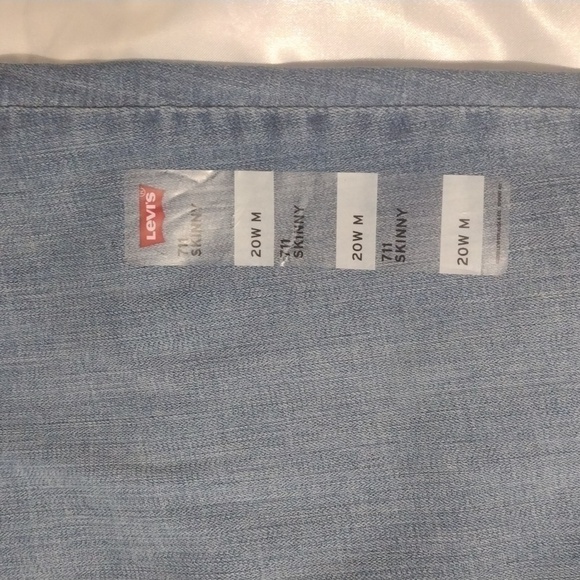 Nwt Levi's 711 skinny jeans 20w - Picture 4 of 11